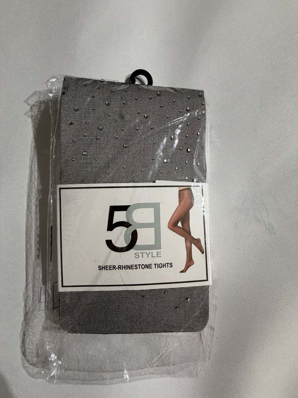 Sheer Rhinestone Tights Sparkle Black Stockings Womens